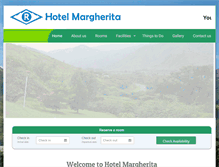 Tablet Screenshot of hotel-margherita.com